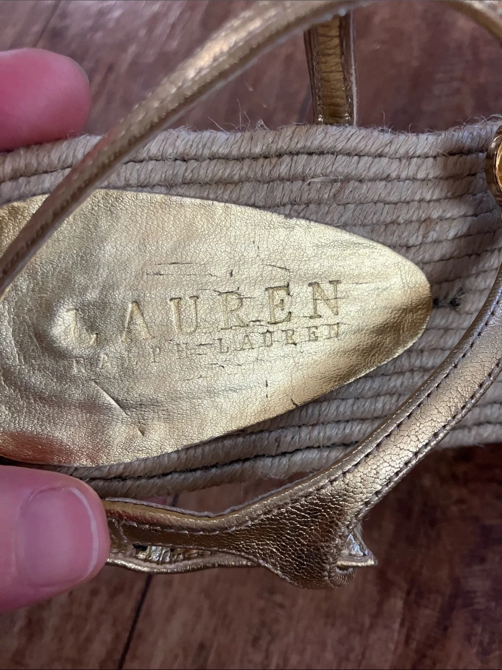 Lauren Ralph Lauren gold metallic